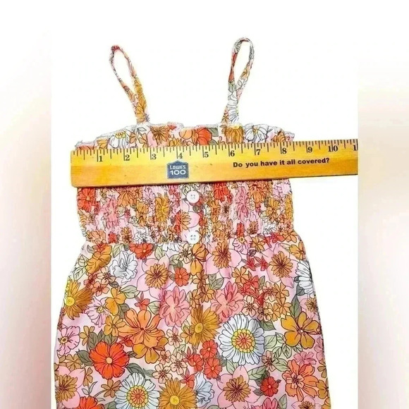 Toddler Floral Jumpsuit 9-12 months - Picture 5 of 6